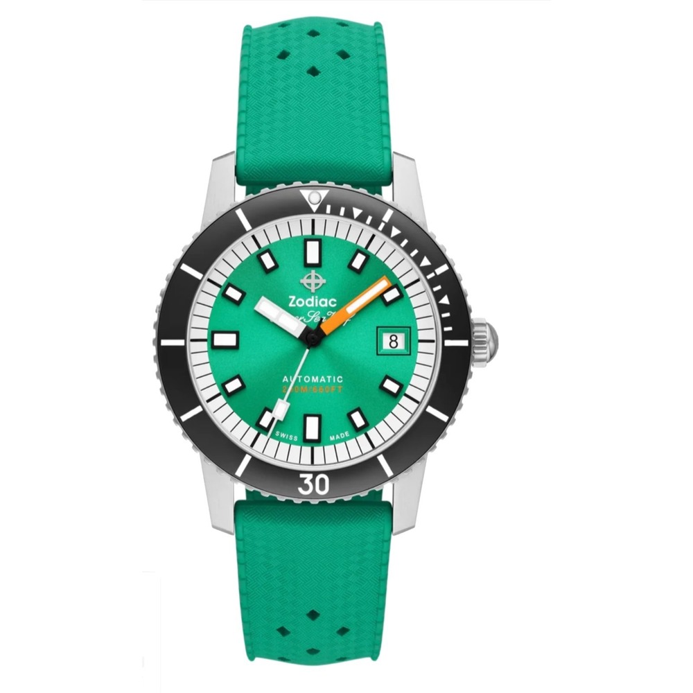 Zodiac ZO9305 Super Sea Wolf Automatic Compression Dive Watch,‎ NWT, Box